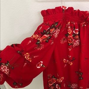 Off the shoulder blouse